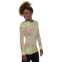 '70s Mint Women's Rash Guard