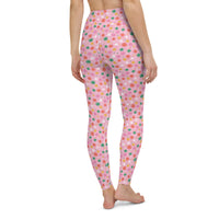 Holidaisy Pink Yoga Leggings