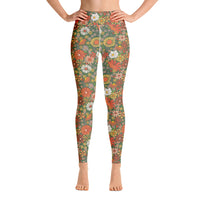 '70s Green Yoga Leggings