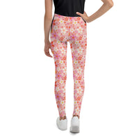 Daisy Pink Youth Leggings
