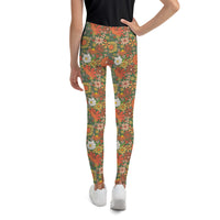 '70s Green Youth Leggings