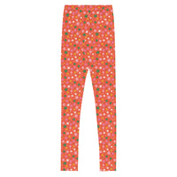 Holidaisy Red Youth Leggings