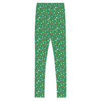 Holidaisy Green Youth Leggings