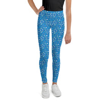 Holidaisy Blue Youth Leggings