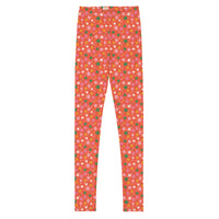 Holidaisy Red Youth Leggings