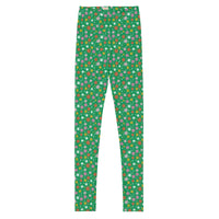 Holidaisy Green Youth Leggings