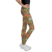 '70s Green Youth Leggings