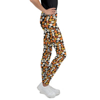 Fleur Black Youth Leggings