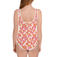 Fleur Pink Youth Swimsuit