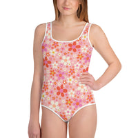 Daisy Pink Youth Swimsuit