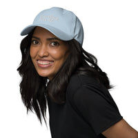 Traveling Tots Cap-White letter