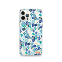 Fleur Blue iPhone Case
