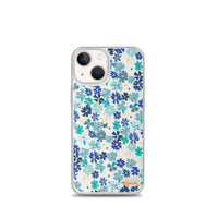 Fleur Blue iPhone Case