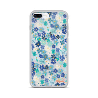 Fleur Blue iPhone Case