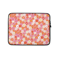Fleur Pink Laptop Sleeve