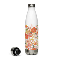 '70s Orange Stainless Steel Water Bottle