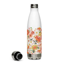 '70s Orange Stainless Steel Water Bottle