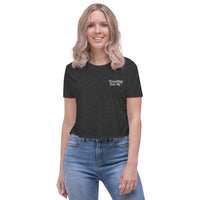 Traveling Tots Embroidered Crop Tee