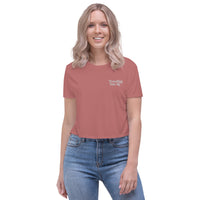 Traveling Tots Embroidered Crop Tee