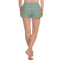 Groovy Green Women’s Athletic Shorts