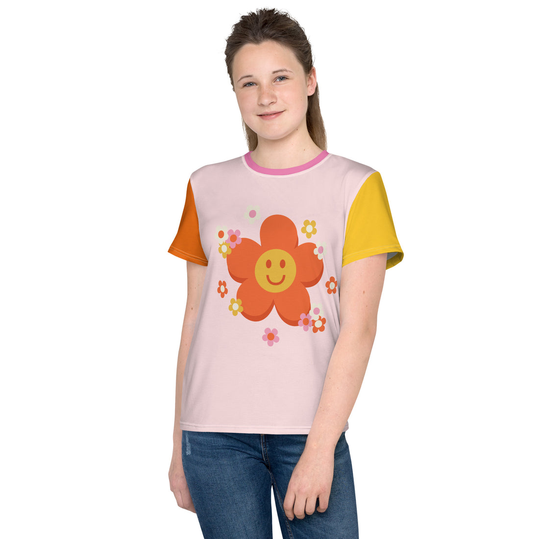 Smiley Flower Youth Tee