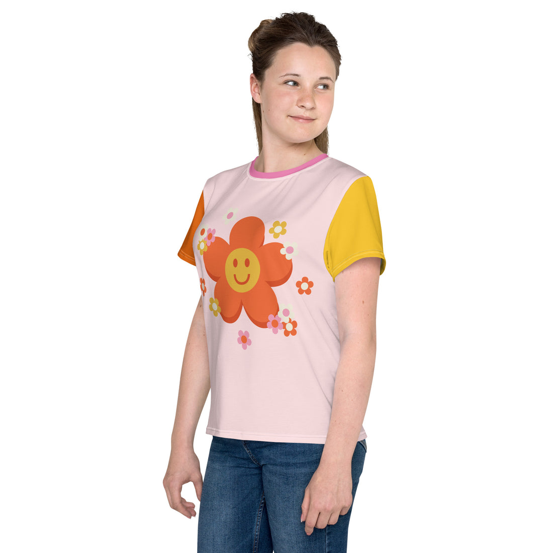 Smiley Flower Youth Tee