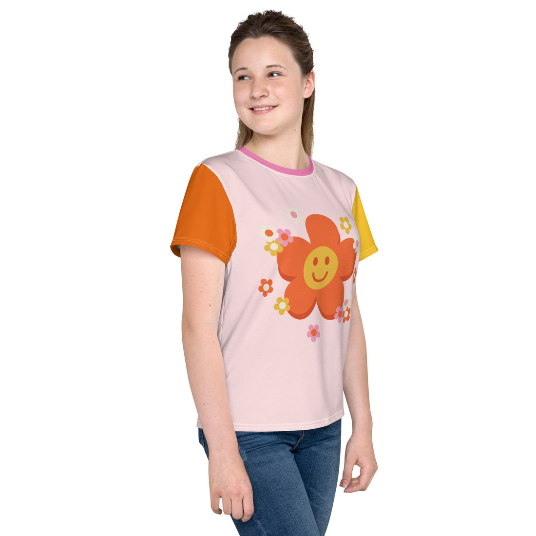Smiley Flower Youth Tee
