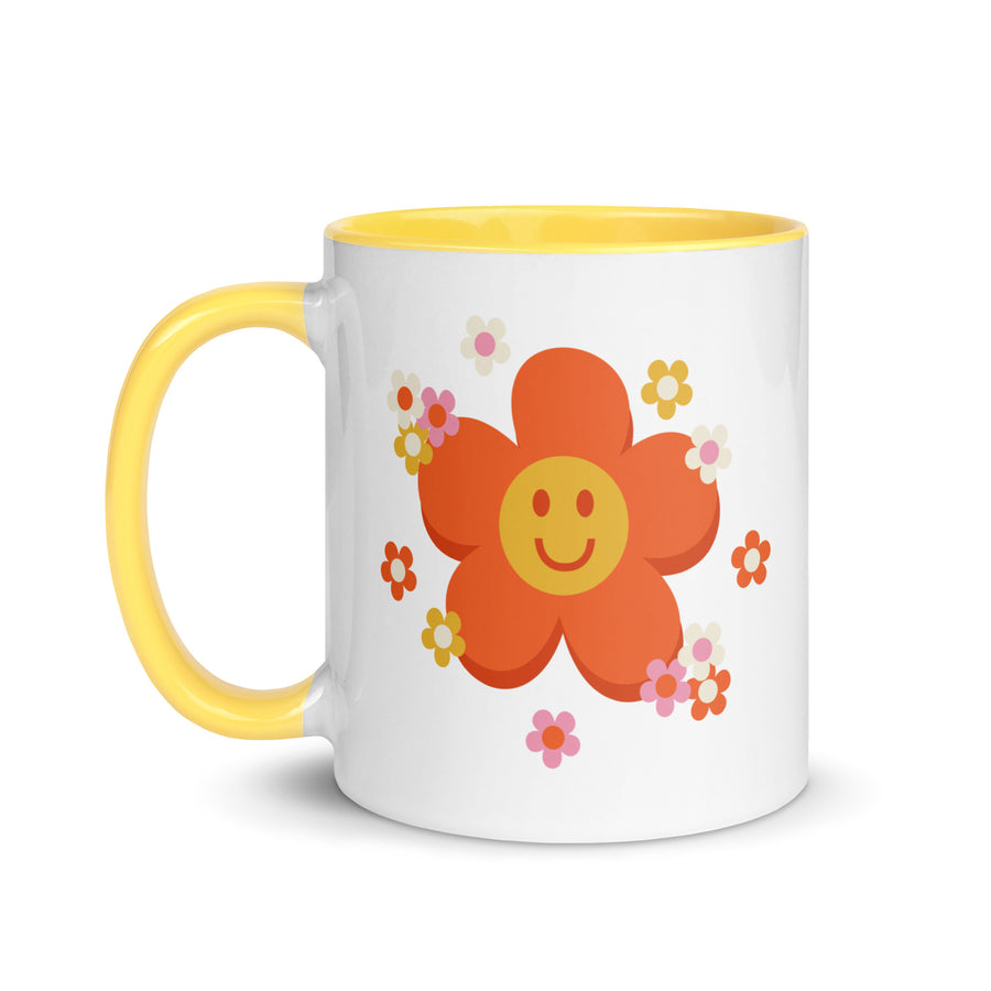 Smiley Flower Mug