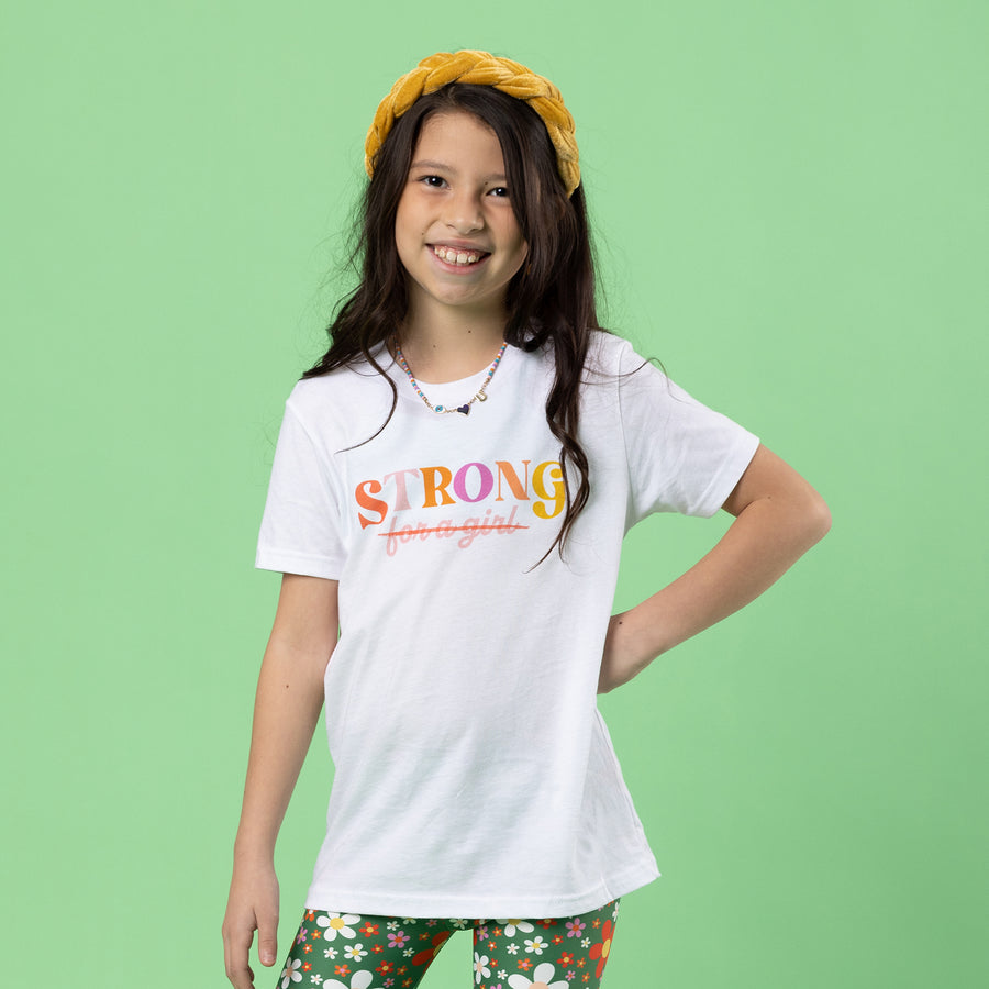 Strong for a Girl Youth Short Sleeve T-Shirt