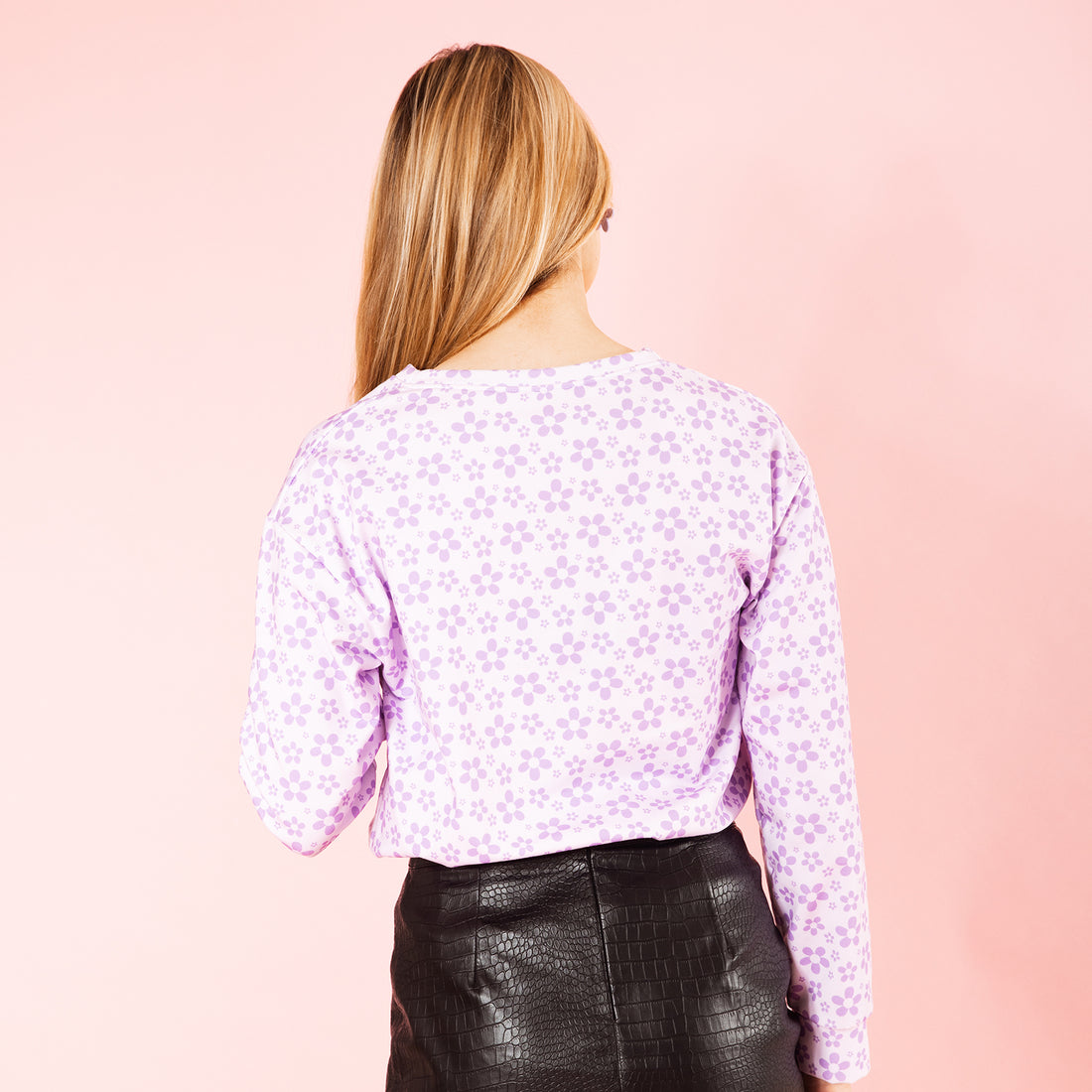Monochrome Lavender Unisex Sweatshirt