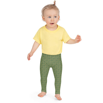 Monochrome Green Little Kid's Leggings