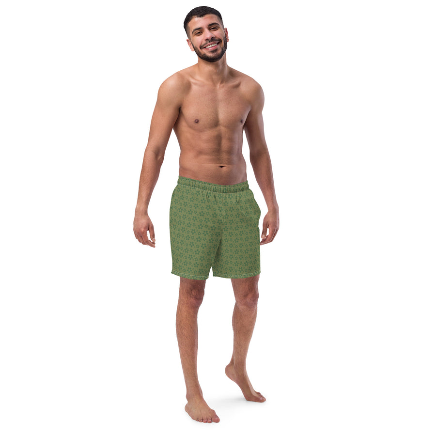 Monochrome Green Men's swim trunks