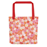 Fleur Pink Tote Bag
