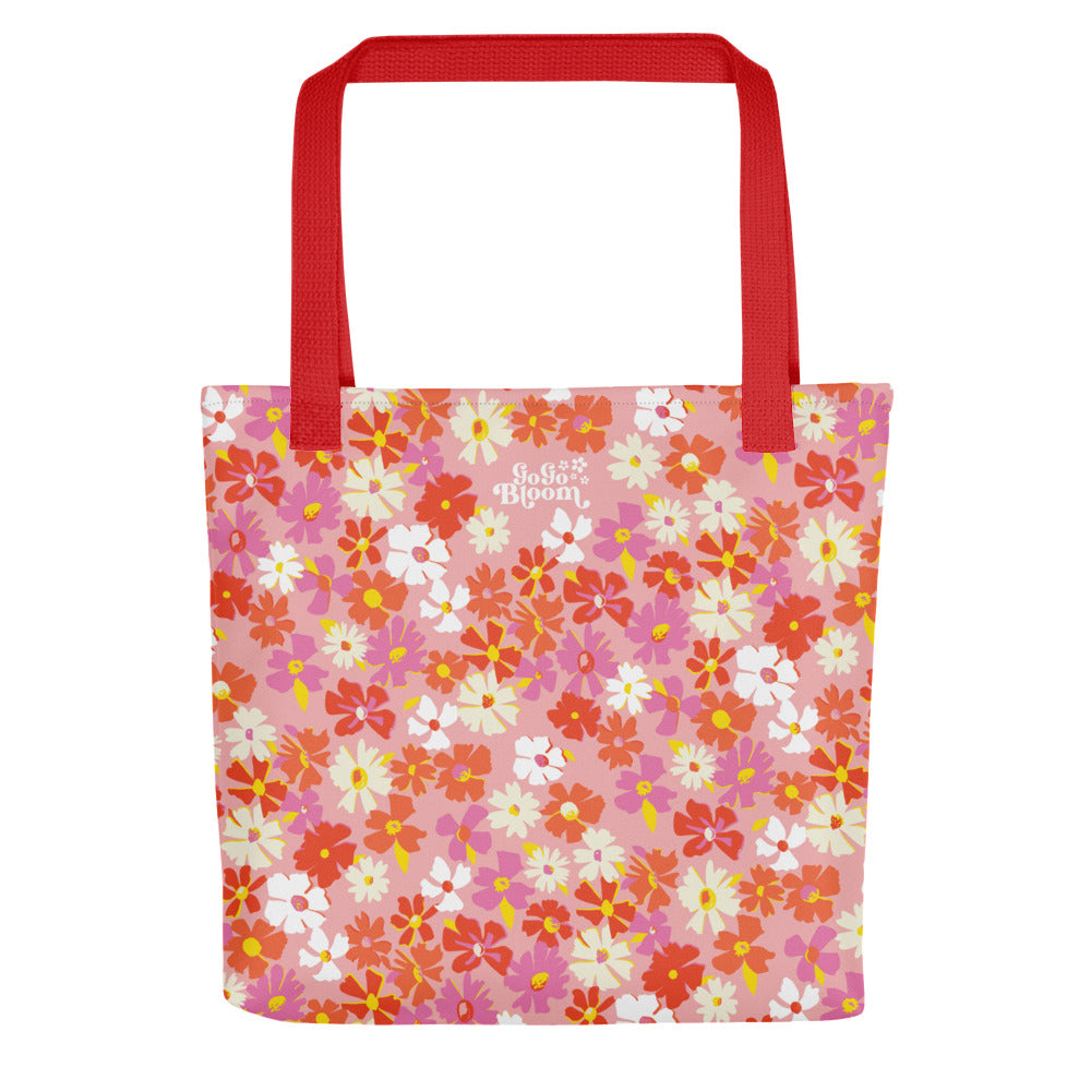 Fleur Pink Tote Bag