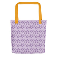Monochrome Lavender Tote Bag