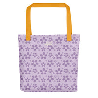 Monochrome Lavender Tote Bag