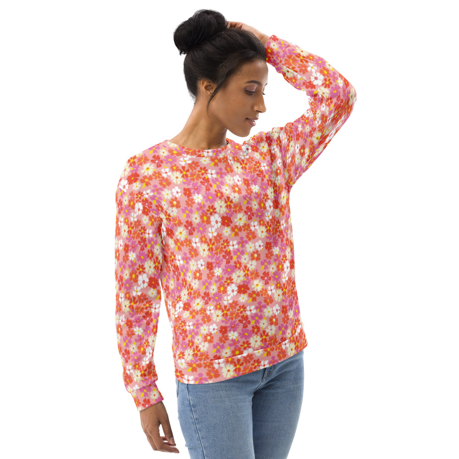 Fleur Pink Unisex Sweatshirt
