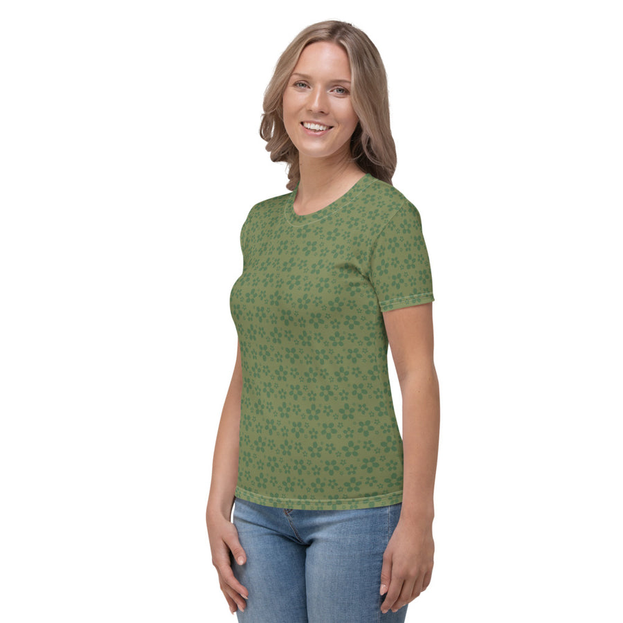 Monochrome Green Women's T-shirt