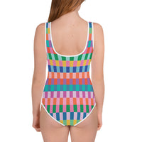 Summer Geo Youth Swimsuit