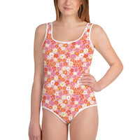 Fleur Pink Youth Swimsuit