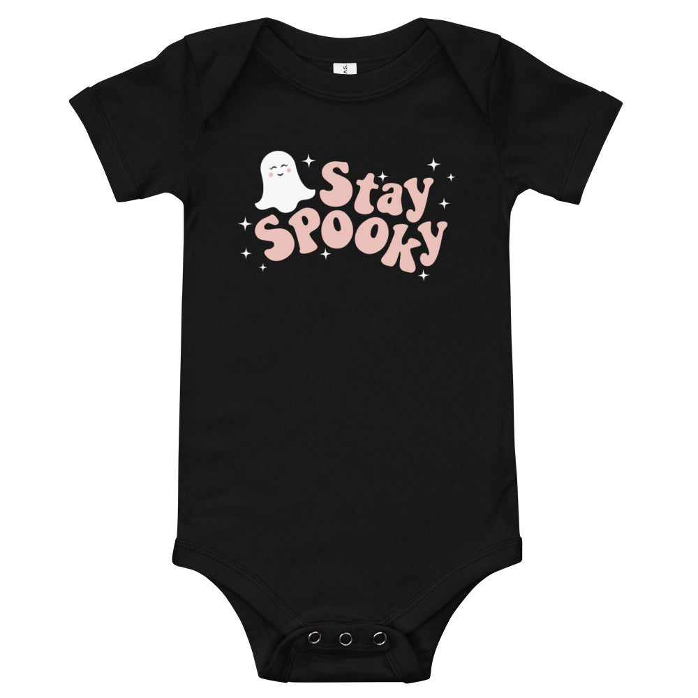 Stay Spooky Black Baby Onesie