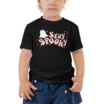 Stay Spooky Black Toddler Tee
