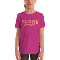 Strong for a Girl Youth Short Sleeve T-Shirt
